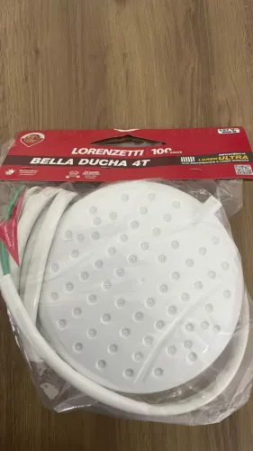 Lorenzetti chuveiro elétrico de parede bella ducha 4t branco 4800w 127v
