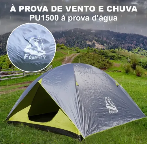 Barraca de Camping 6 Pessoas Forestdog Nova - Nunca Usada