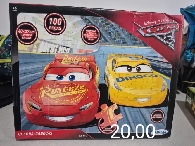 Quebra cabeça - Carros - 100 peças