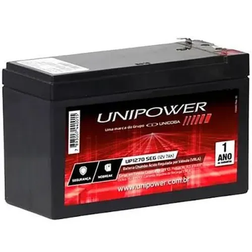 Bateria 12v 7ah para nobreak, carro elétrico infantil, caixa de som e outros
