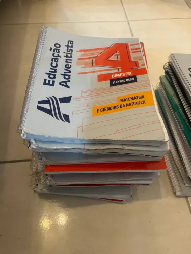 Livros didáticos adventista do 1º ao 2º do ensino médio