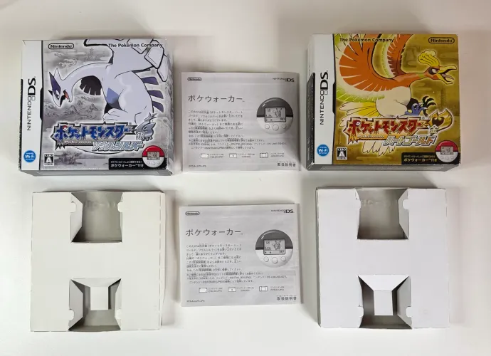 Caixas Pokémon Heartgold e Soulsilver (Japonês)