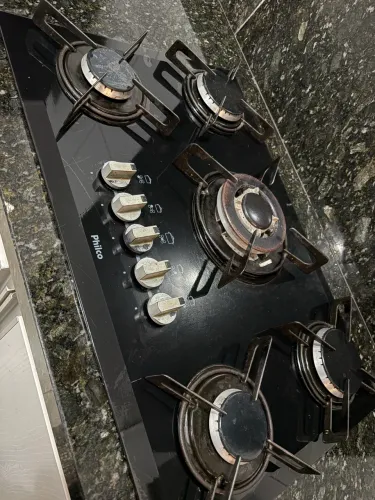 Fogão Cooktop 5 bocas