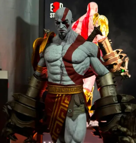 Estátua Kratos - God of war 3 1/6