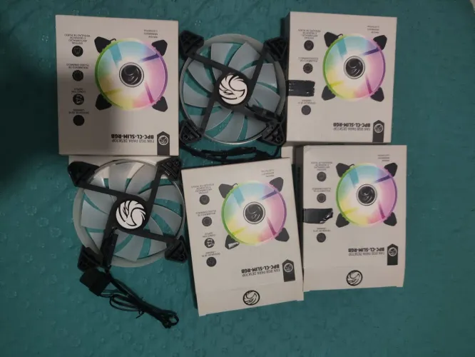 Kit Fans RGB BPC CL SLIM 