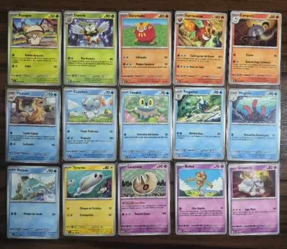ESCOLHA SUAS CARTAS - Pokemon TCG Pacote c/ 50 cartas de edições de 2023