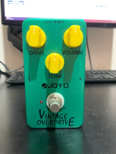 Pedal Joyo Vintage Overdrive - Timbre Tube Screamer