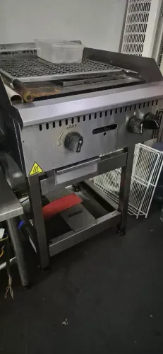 Chapa profissional a gás