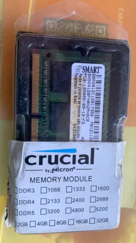 Memória ram 4gb DDR3 dimm(notebook)