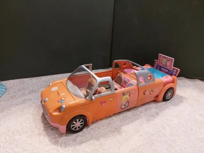 Polly Pocket Limusine Expansível Pollyworld + Guitarra Original - 2002