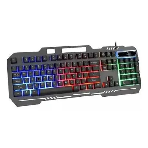 Teclado gamer semi mecânico metal