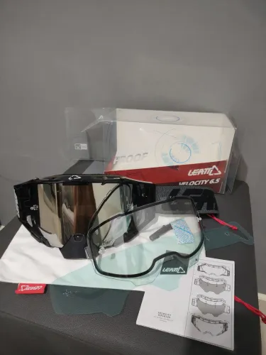 Óculos Leatt Velocity 6.5 Trilha/Motocross + BRINDE