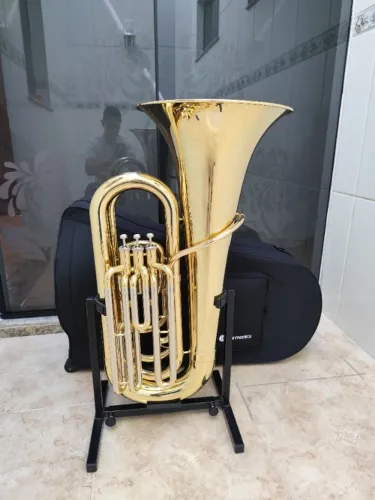 Tuba 3/4 Harmonics Sib HBB-L332L Laqueada - NOVA - Aceito trocas - Parcelo 21x