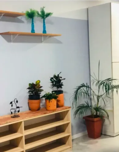 Mobiliado com pisc numa Vila no Bosque.  