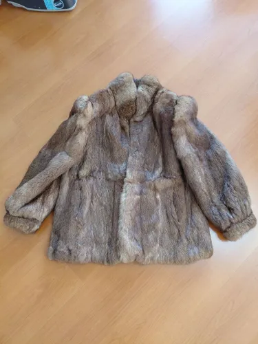 Casaco vintage 100% pelo de Coelho