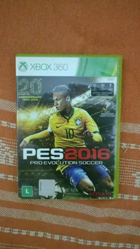 Jogo PES 2016 Xbox 360 Original Completo PT-BR Mídia Física