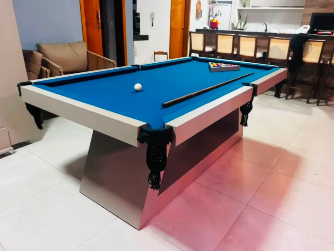 Mesa Multifuncional/Bilhar e Jantar Premium 