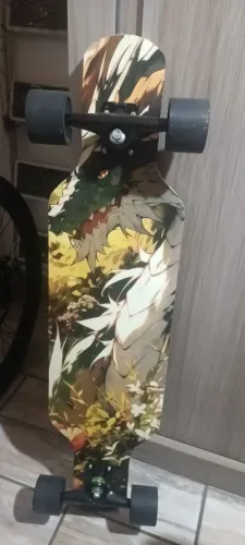 Skate long (usado apenas uma vez)