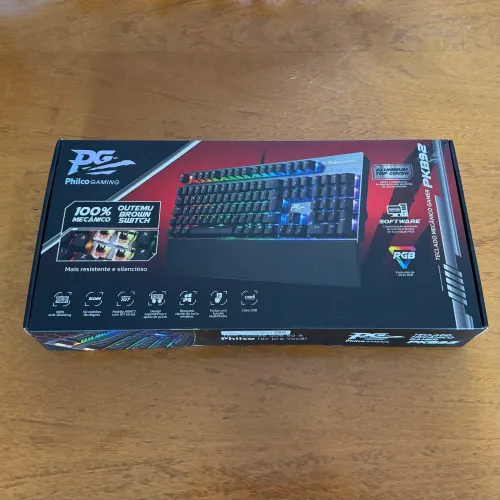 Teclado Mecânico Gamer Philco PKB92 RGB - Switch Outemu Brown