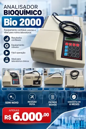 Analisador bioquímico Bio 2000