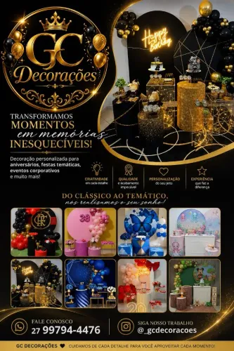 Decorações de festas /eventos /casamento