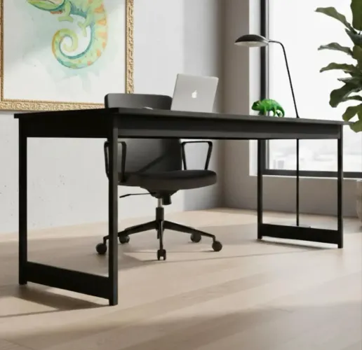 Mesa Escrivaninha Escritório estilo industrial