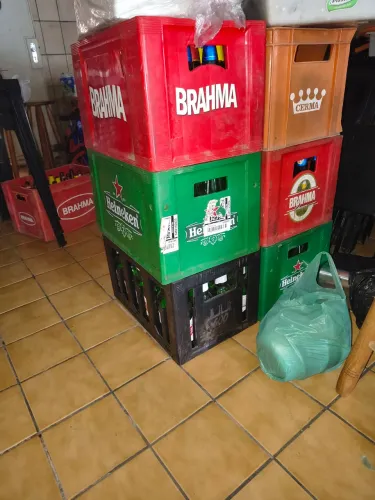 Engradados de cerveja