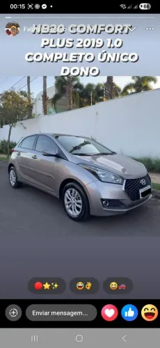 Hyundai HB20 Comf./c.plus/c.style 1.0 Flex 12V 2019