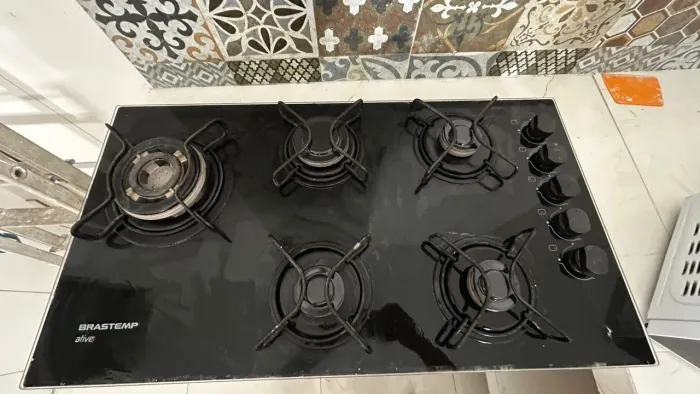 Cooktop 5 bocas Brastemp