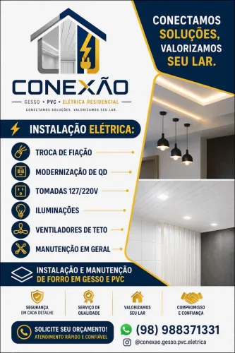 Precisou de eletricista ou pvc ou gesso só chama 