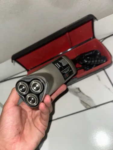 Barbeador Elétrico Vintage Philips Philishave com Estojo Original