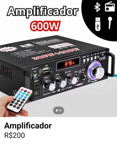Mini Amplificador  600wt