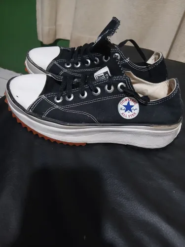 Tênis Converse Run Star Hike Preto Ox (Cano Baixo) - Ótimo Estado