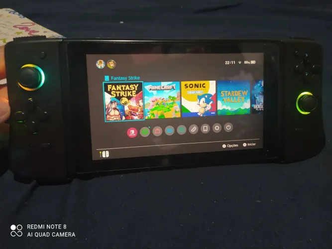 Nintendo Switch Só console e controle - Usado