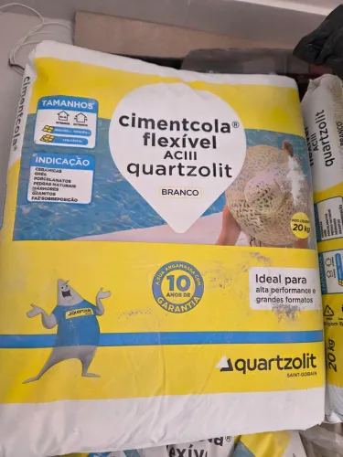5 pacotes Cimentcola flexivel CIII
