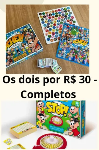 Kit dois brinquedos Tabuleiro 