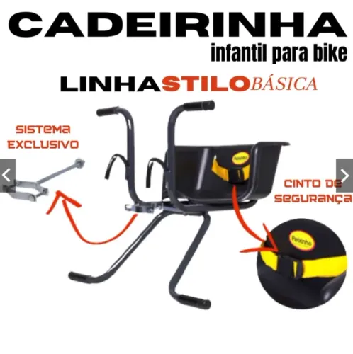 Cadeirinha para Bicicleta