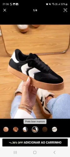 Tênis feminino Novo
