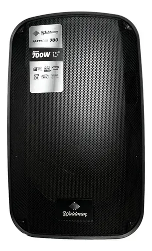 Caixa De Som Ativa Amplificada 15 700w Waldman Cor Preto