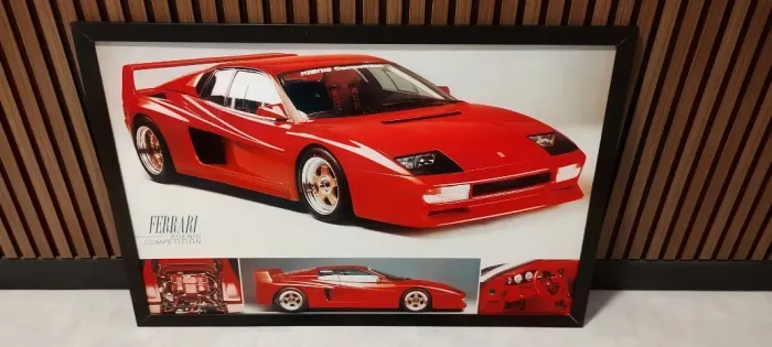 Quadros de parede - Ferrari F40 e Caminhão Amarelo