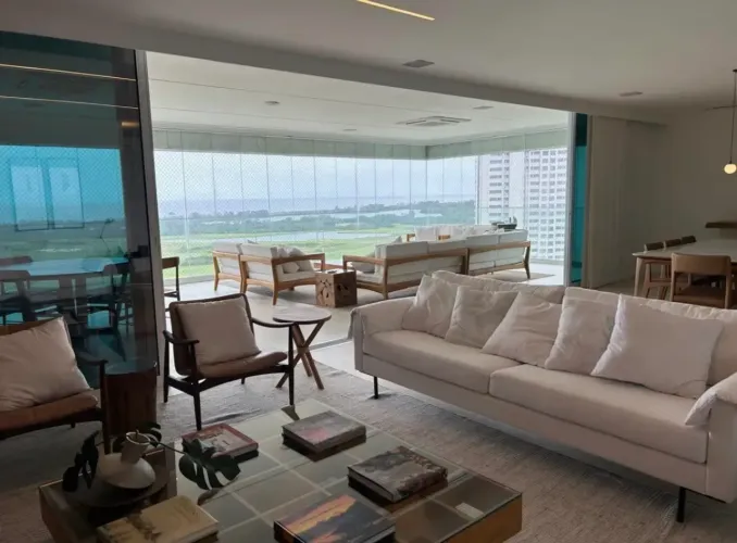 Lindo apartamento mobiliado, 381m2, 4 suites, Riserva Golf - Barra da Tijuca - RJ