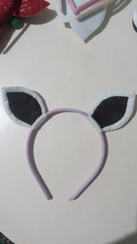 Tiaras de orelha de gatinho 4 unidades