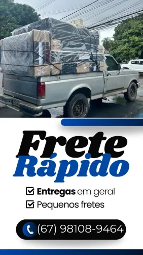 Frete rápido e descarte de móveis velhos 