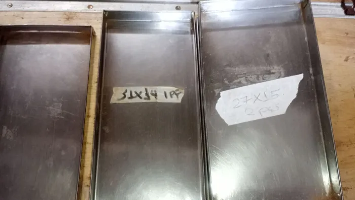 Bandejas de inox