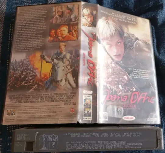 VHS Dublado Joana D'Arc De Luc Besson Milla Jovovich