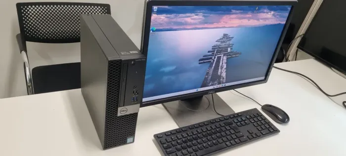 Desktop Dell Optiplex i5 6500, modelo 5050, 8gb ram, HD nvme 128gb + HDD 1tb, Monitor 23 
