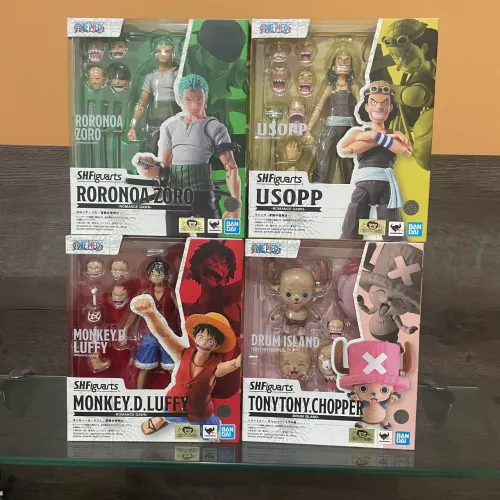 Sh Figuarts Luffy, Zoro, Usopp e Chopper