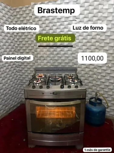 Fogão Brastemp elétrico 5 bocas