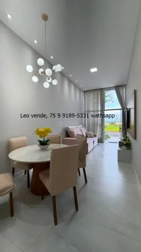 Leo vende, casa, bairro Sim, 3\4 sendo uma suíte, mobiliada
