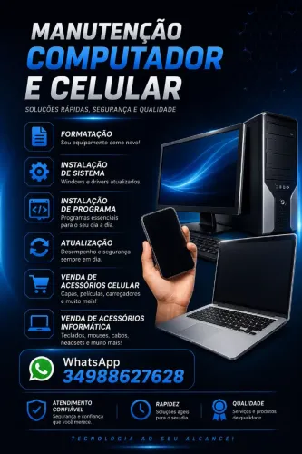 Manutenção de computador e celular 